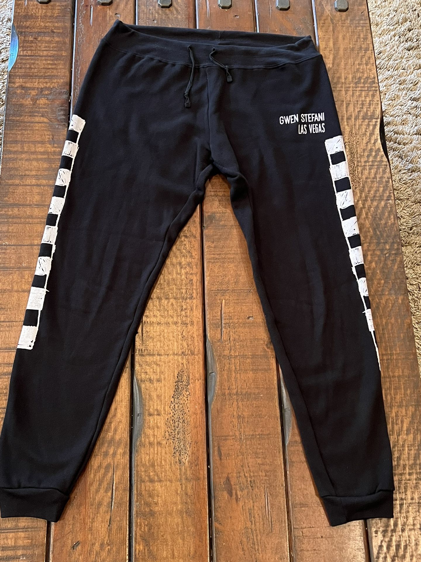 GWEN STEFANI Just a Girl Las Vegas Sweatpants/Joggers Checkers - Womens XL