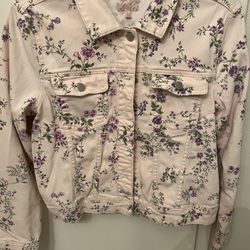 Floral Jean Jacket 