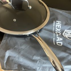 🔥 Brand New 12” HexClad Pan w/ Lid – Never Used! 🔥