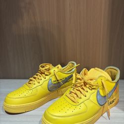  Off-White x Air Force 1 Low 'Lemonade' Size 12