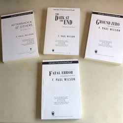 F Paul Wilson Uncorrected Proof Books Pre-publish 4