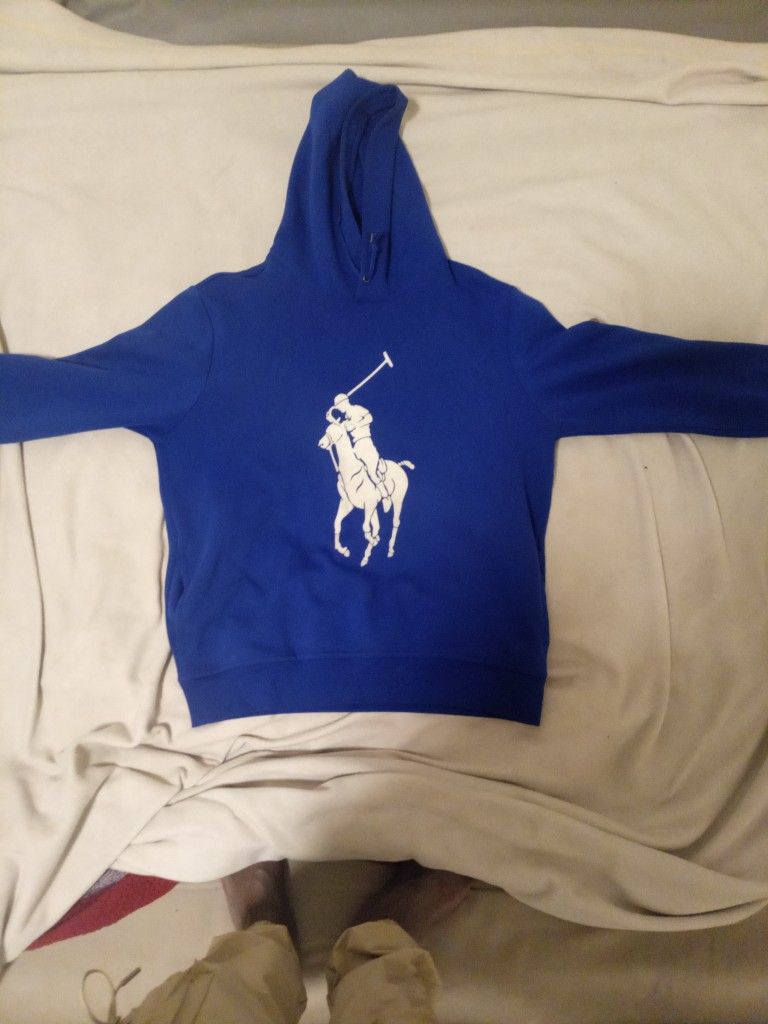 Blue Polo Hoodie