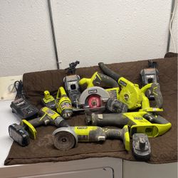 Ryobi 18 volt 6pc Tool Set