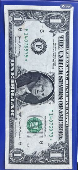 $2017 dollar bill Consecutive Numbers With Star Notes, Rare