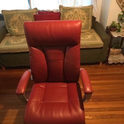 Beautiful Red SEALY Posturepdic Office Chair 