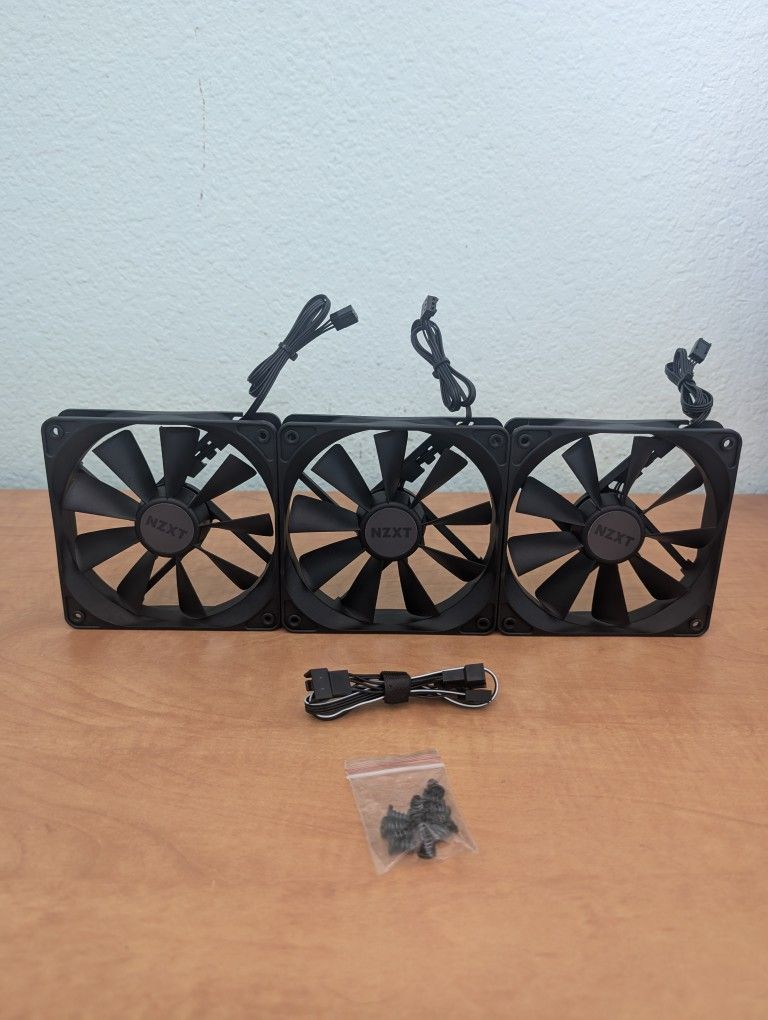 3x NZXT Quiet Airflow Fans