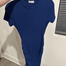 Navy Blue Midi Dress