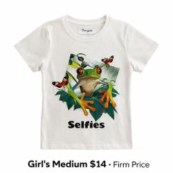 Girl’s Frog Selfie T-Shirt