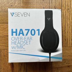 V7 Over Ear Headset w/ mic