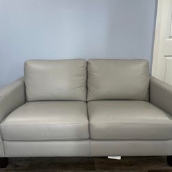 Italian Leather Couch 