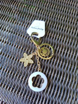 Sakura Forever Love Keychain with Charms