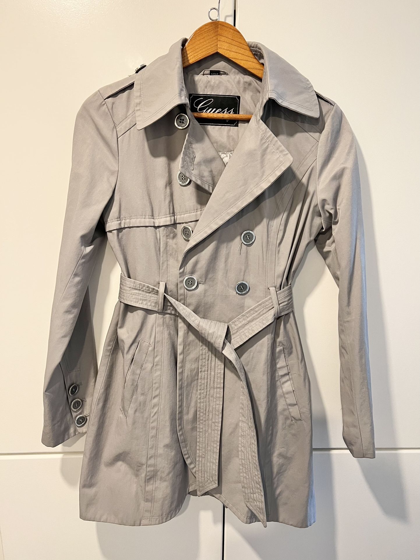 Womens Grey Trench coat S