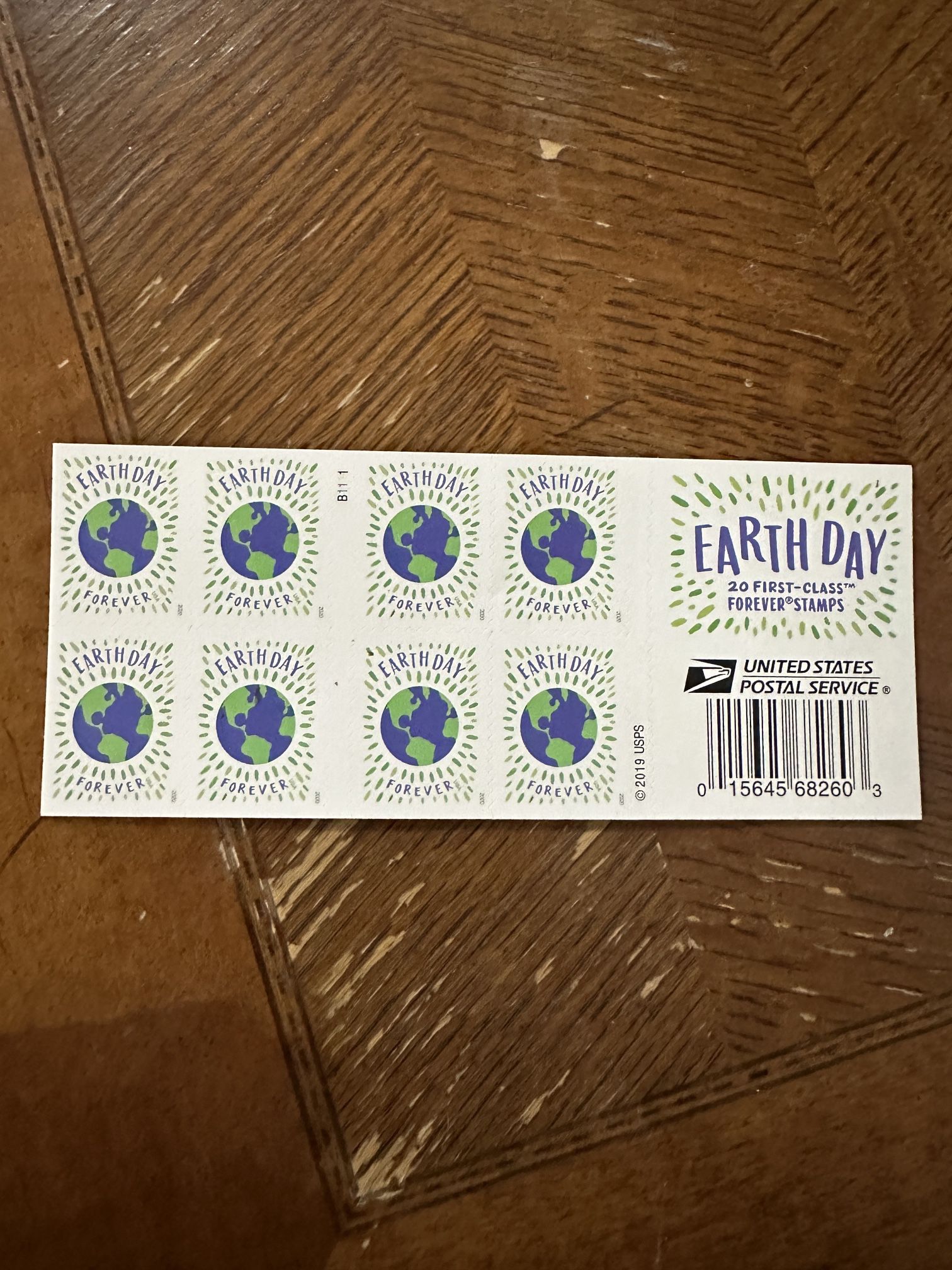 50 sheets USA 2020 Earth Day FOREVER Booklet of 20x50