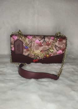 Coach New York Cherry Print Crossbody Bag