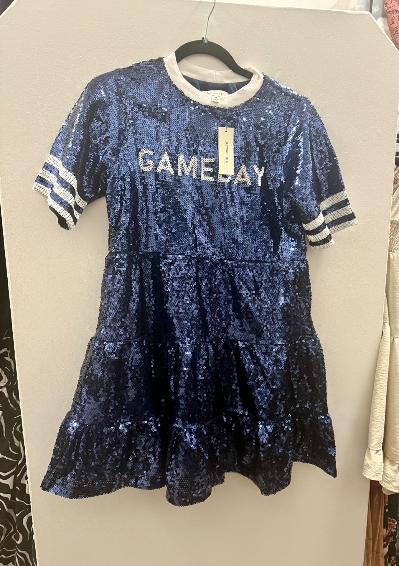 NWT sequin Gameday Dress