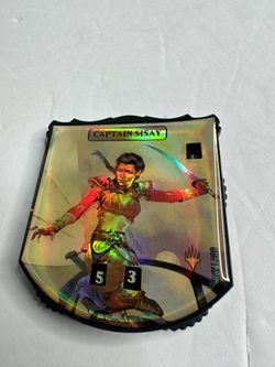 1x FOIL Captain Sisay Ultra Pro Legendary Relic Token Life Counter Commander MtG