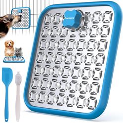 Stainless Steel Large Lick Mat: Dog Lick Mats for Large Dogs, Cat Licking Pads for Crate Boredom & Anxiety Reduce, Slow Feeding, Cat Slow Feeder Mat w