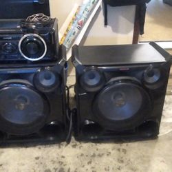 Portable D J Home Club Super Bass Threatre System Bluetooth And Speakers Light Up