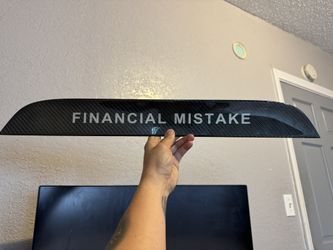 Financial Mistake Carbon Fiber Emblem Delete for GT86-BRZ-FRS