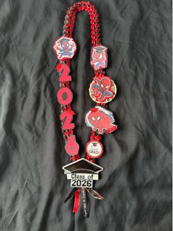 Graduation leis spider man is ready to go