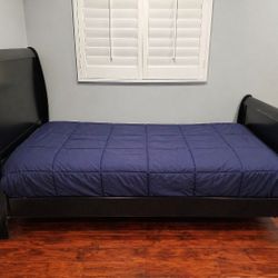 Twin Bed Frame + Mattress – $100 (OBO)