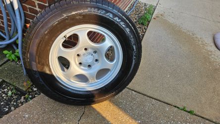 ford rim with wrangler tire