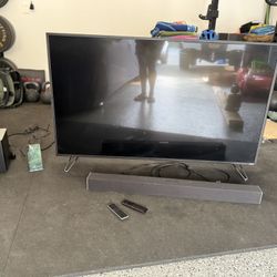 60” Vizio TV and Sound Bar