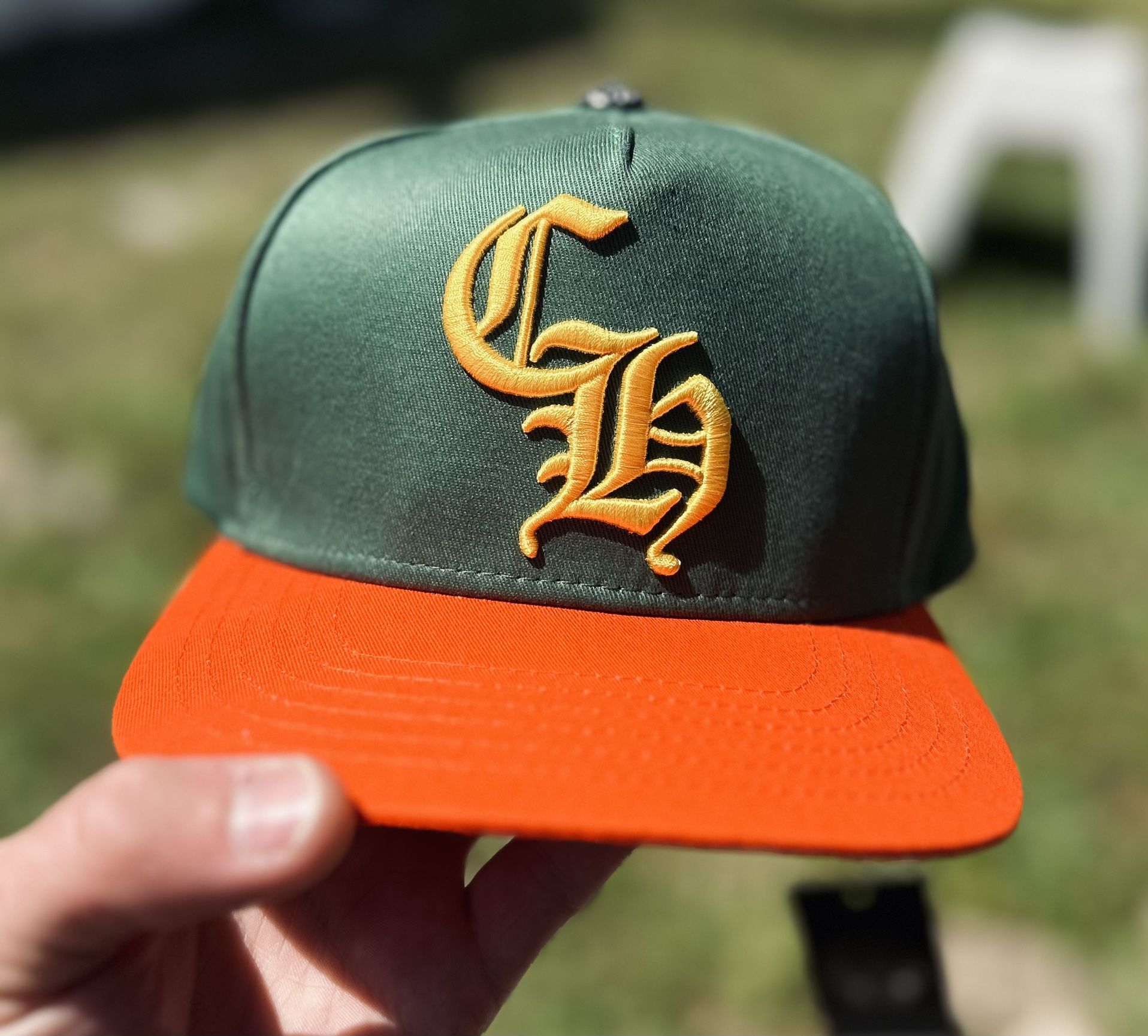 Chrome Hearts “Miami Art Basel” Limited Edition Hat (Green/Orange