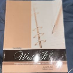 Write It: A Process Approach to College Essays with Readings