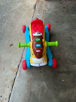 VTech Ride-On Toddler Toy with Interactive Buttons