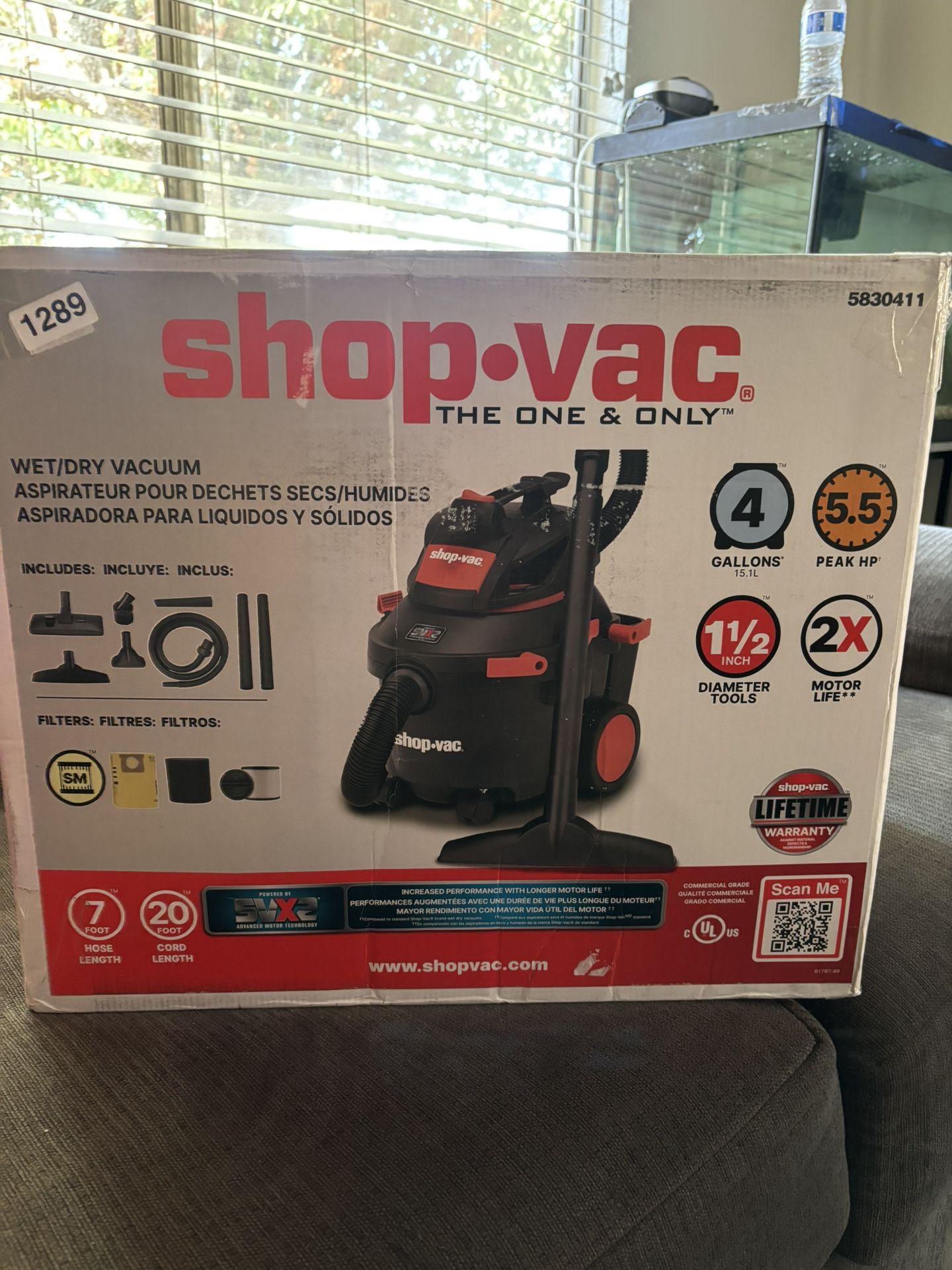 ShopVac Wet & Dry Vacuum 