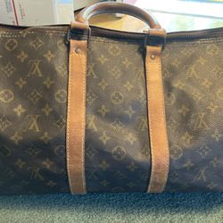LOUIS VUITTON CARRYALL DUFFLE BAG VINTAGE