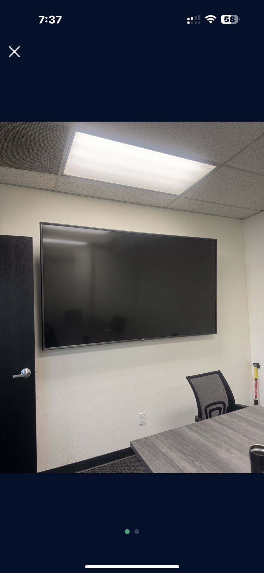 85” LG Smart tv 