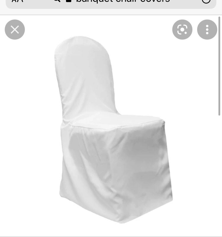 White Banquet Chair Covers