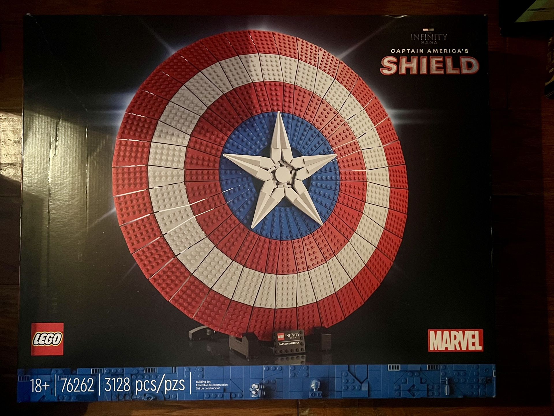 LEGO 76262 Super Heroes: Captain America's Shield Brand NEW