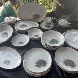 China dragon rare dish set
