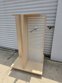 SLATWALL TOWER STAND 31" WIDE × 31" DEEP × 53" HIGH