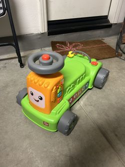 Push toy tractor