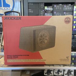 Kicker 12 Inch Single Subwoofer System