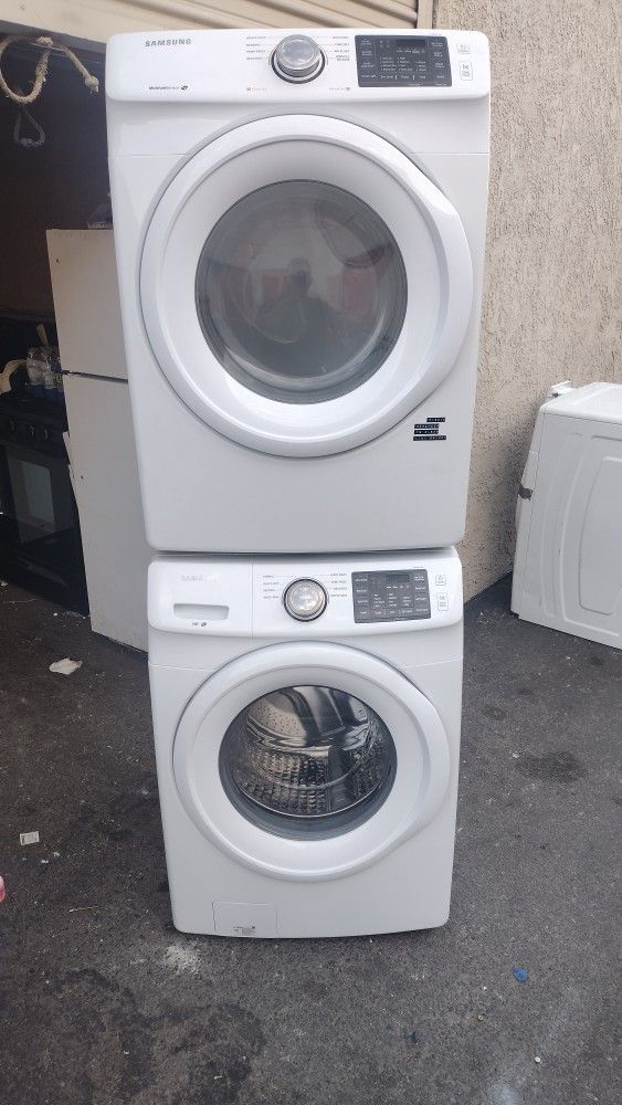 Washer And Gas Dryer Set Brand Samsung Works Excellent 