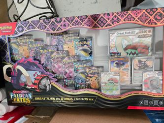 Pokemon paldean fates great tusks collection