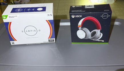 (Brand New Sealed) Xbox Limited Edition Starfield Constellation Edition and Wireless Headset