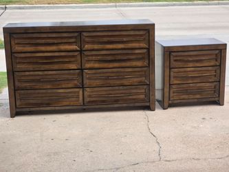DRESSER AND NIGHTSTAND