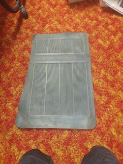 Genuine 1972 Mercury Montego Front Rubber Floor Mat (1)
