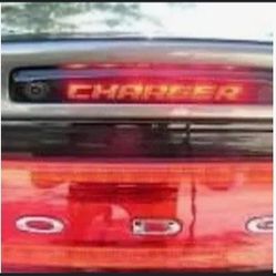 Dodge Charger Brake Light Decal Lights Up When U Press On Brakes 