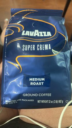 LAVAZZA SUPER CREMA medium roast GROUND  32oz