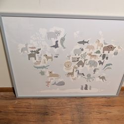 Wild World Map From Pottery Barn 