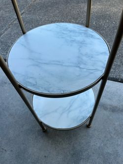 Nice modern metal side table