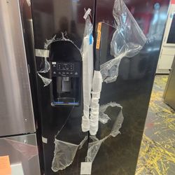 Ge 36 Inch Side By Side Refrigerator Black Stainless 