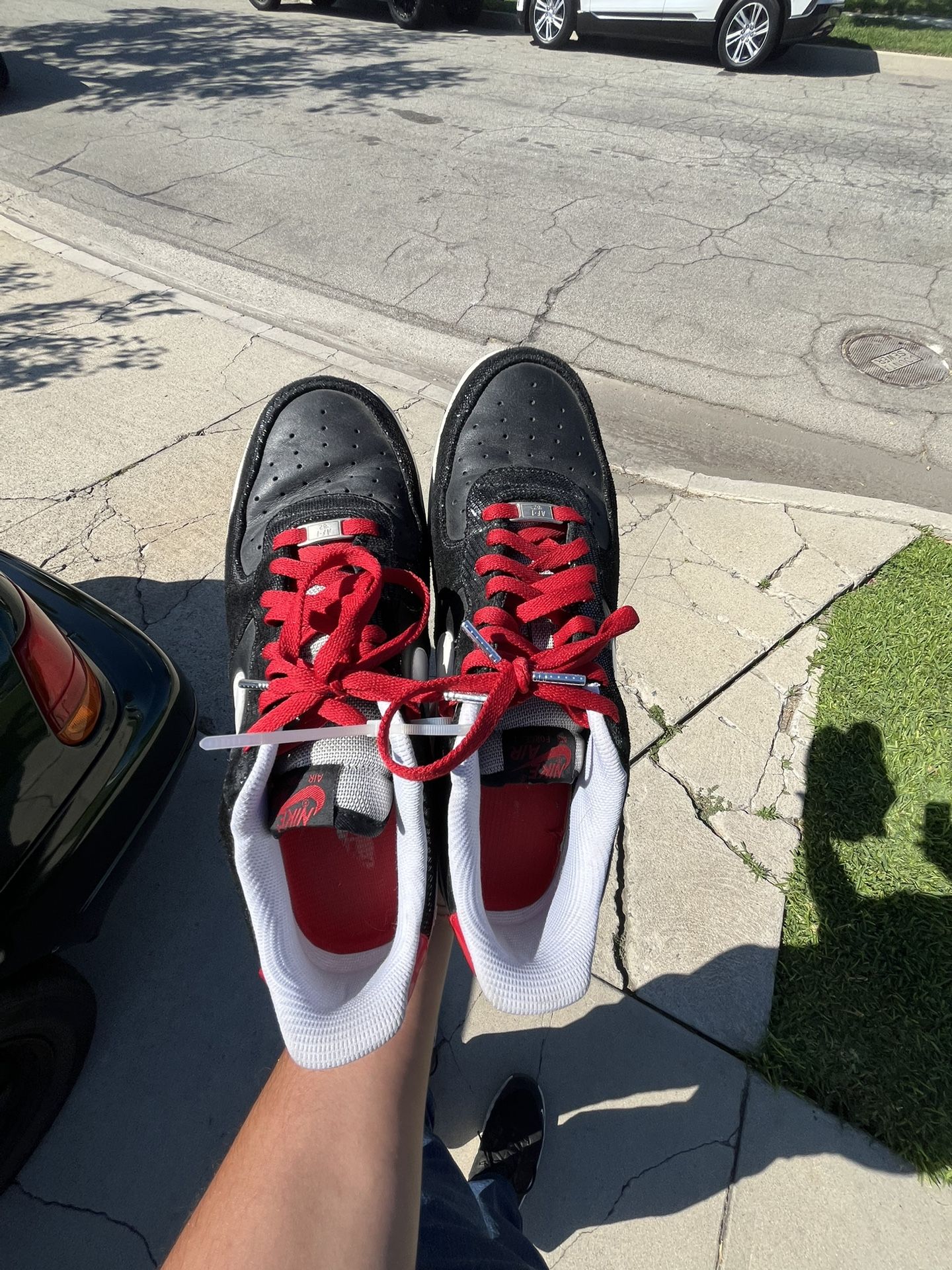 Red Nike Pair